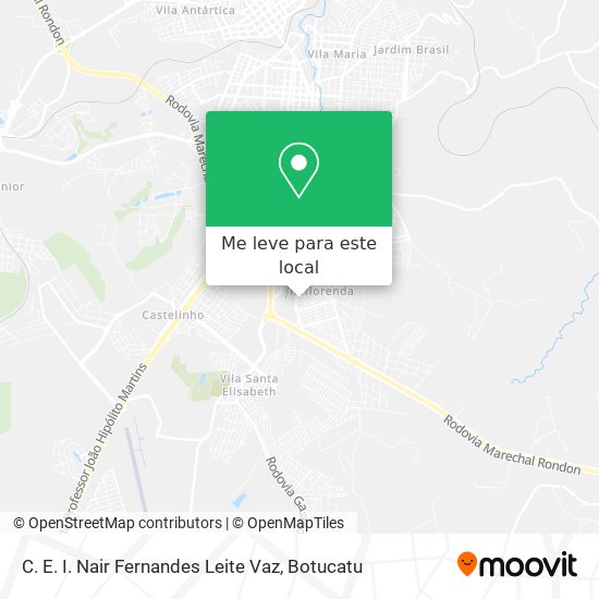 C. E. I. Nair Fernandes Leite Vaz mapa
