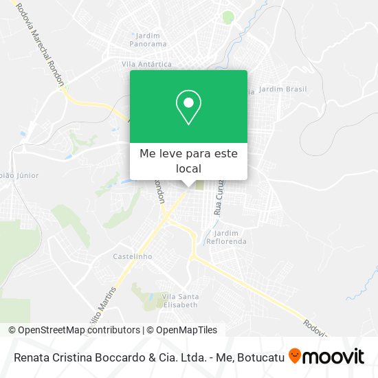 Renata Cristina Boccardo & Cia. Ltda. - Me mapa