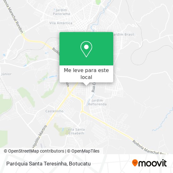 Paróquia Santa Teresinha mapa