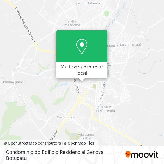 Condominio do Edificio Residencial Genova mapa