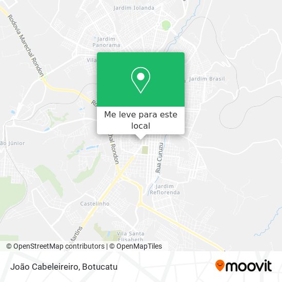 João Cabeleireiro mapa