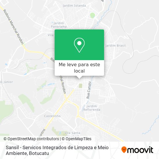 Sansil - Servicos Integrados de Limpeza e Meio Ambiente mapa