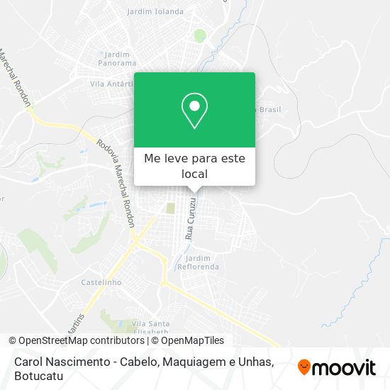 Carol Nascimento - Cabelo, Maquiagem e Unhas mapa