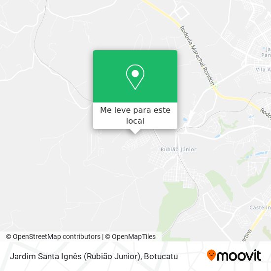 Jardim Santa Ignês (Rubião Junior) mapa