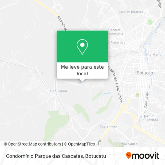 Condomínio Parque das Cascatas mapa