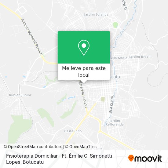 Fisioterapia Domiciliar - Ft. Émilie C. Simonetti Lopes mapa