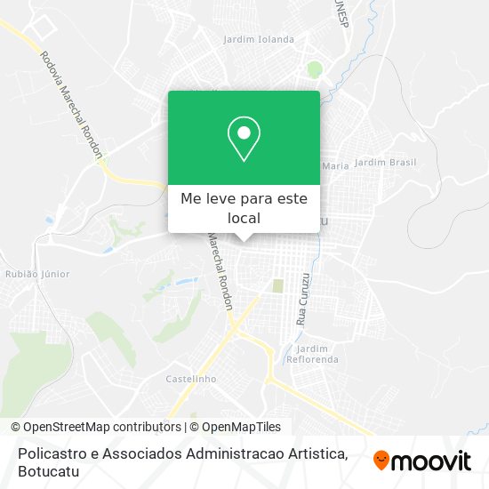 Policastro e Associados Administracao Artistica mapa
