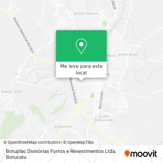 Botuplac Divisórias Forros e Revestimentos Ltda mapa