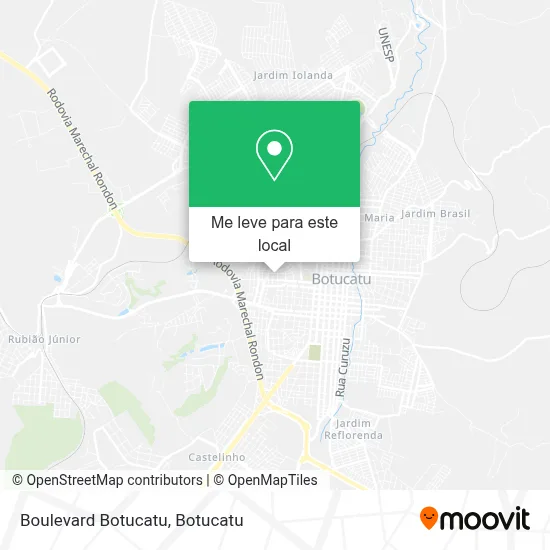 Boulevard Botucatu mapa
