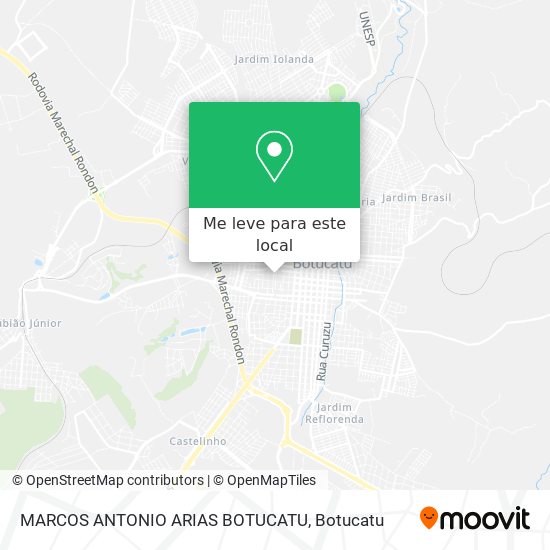 MARCOS ANTONIO ARIAS BOTUCATU mapa