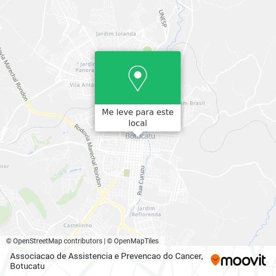 Associacao de Assistencia e Prevencao do Cancer mapa