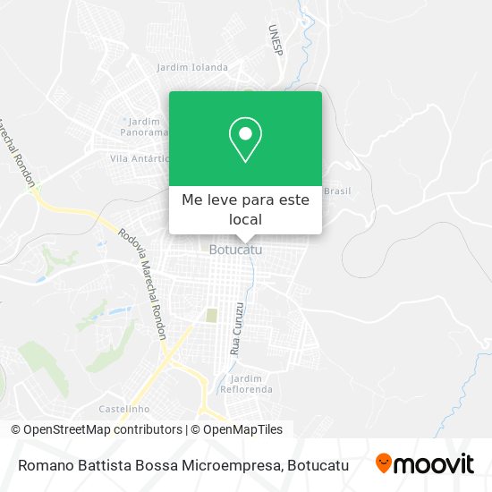 Romano Battista Bossa Microempresa mapa