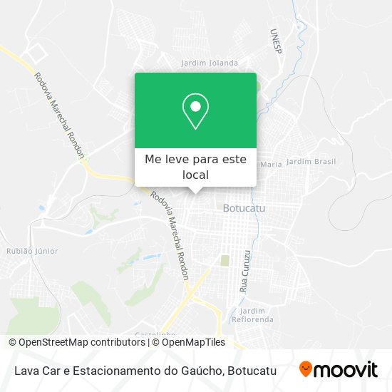 Lava Car e Estacionamento do Gaúcho mapa