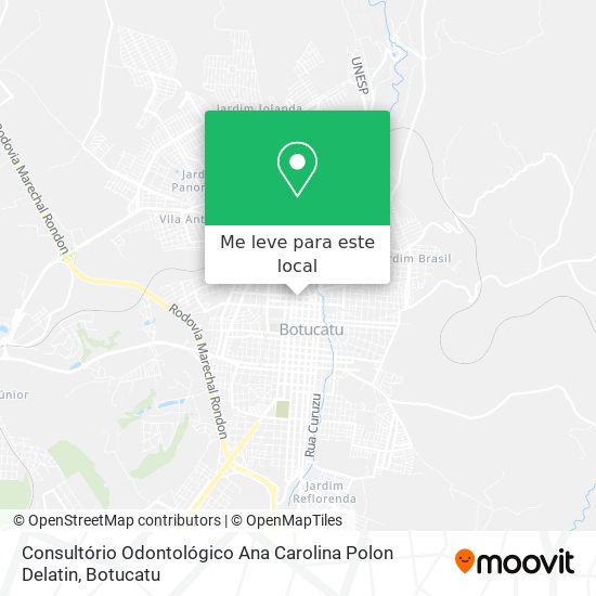 Consultório Odontológico Ana Carolina Polon Delatin mapa