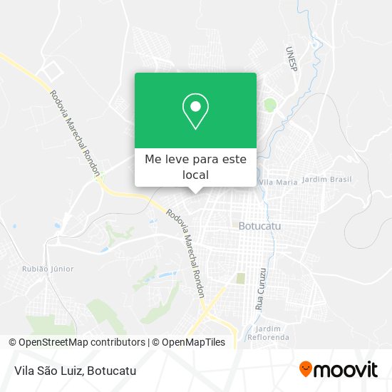 Vila São Luiz mapa