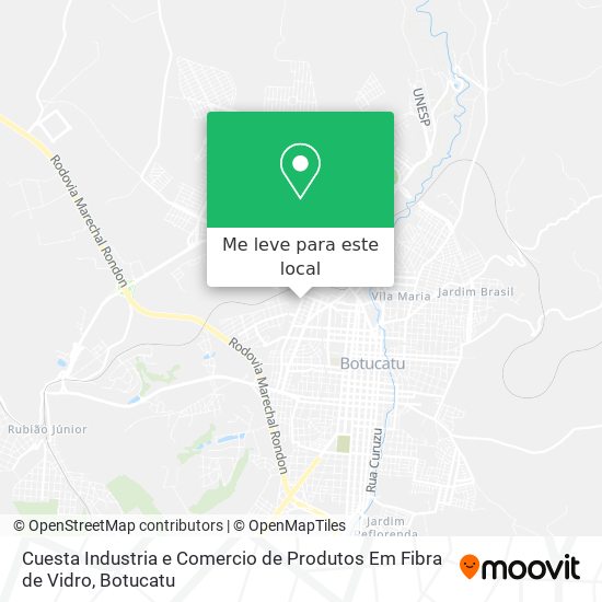 Cuesta Industria e Comercio de Produtos Em Fibra de Vidro mapa