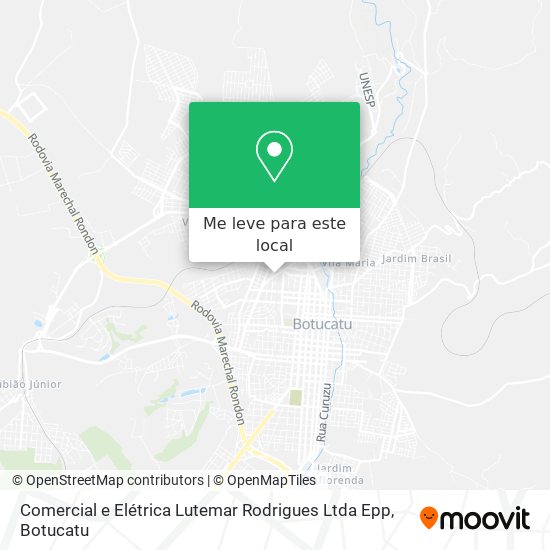 Comercial e Elétrica Lutemar Rodrigues Ltda Epp mapa