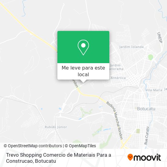 Trevo Shopping Comercio de Materiais Para a Construcao mapa