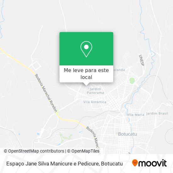 Espaço Jane Silva Manicure e Pedicure mapa