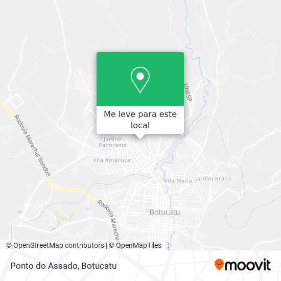 Ponto do Assado mapa