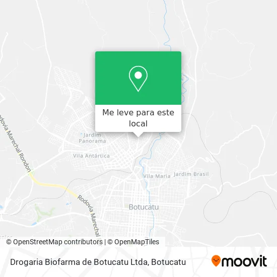 Drogaria Biofarma de Botucatu Ltda mapa