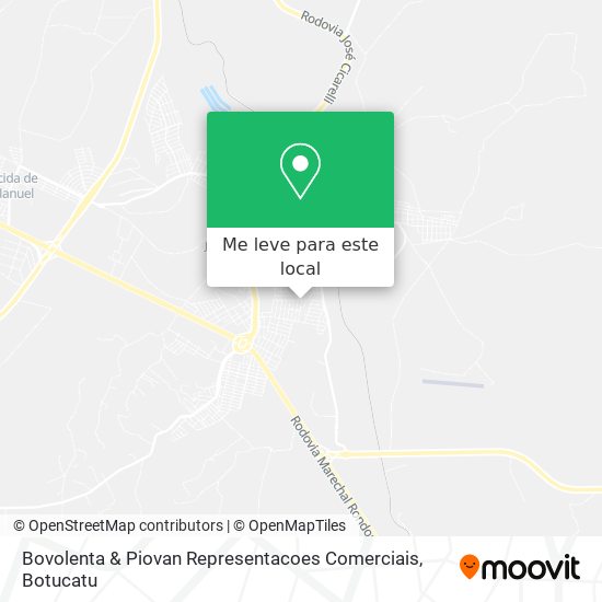 Bovolenta & Piovan Representacoes Comerciais mapa