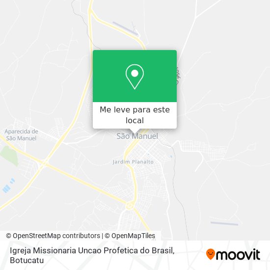 Igreja Missionaria Uncao Profetica do Brasil mapa