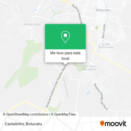 Castelinho mapa
