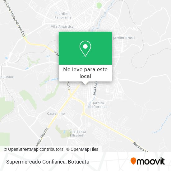 Supermercado Confianca mapa