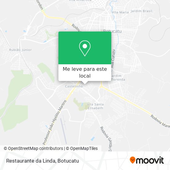 Restaurante da Linda mapa