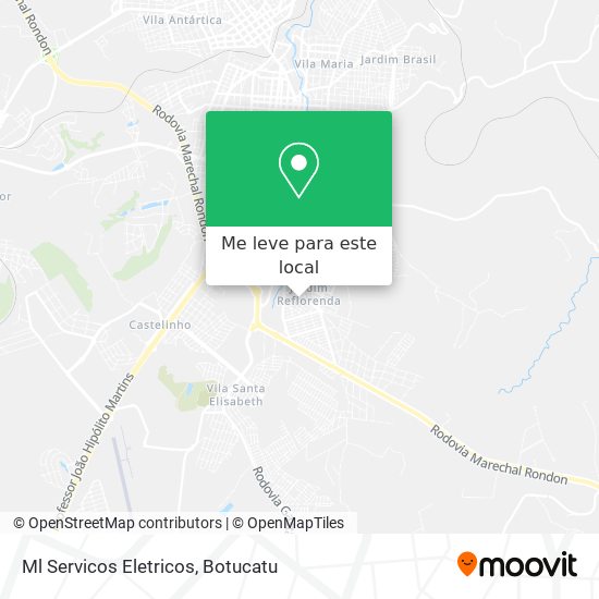 Ml Servicos Eletricos mapa