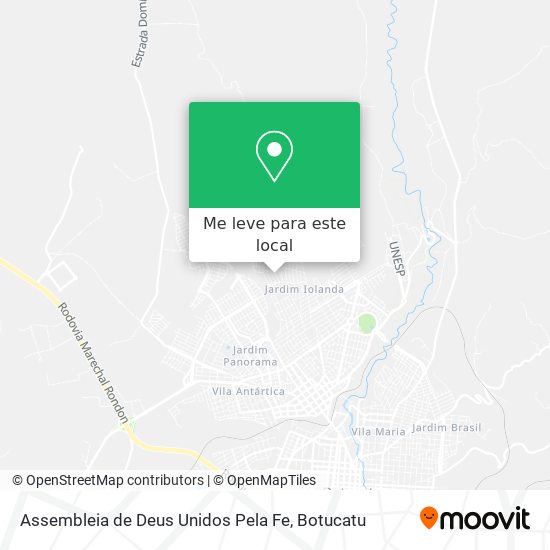 Assembleia de Deus Unidos Pela Fe mapa