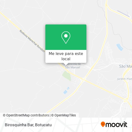 Birosquinha Bar mapa