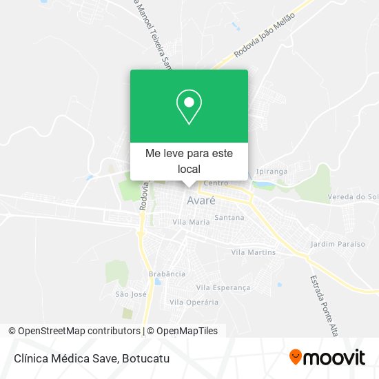 Clínica Médica Save mapa