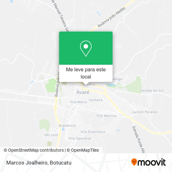 Marcos Joalheiro mapa