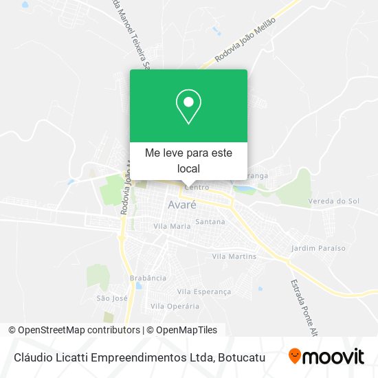 Cláudio Licatti Empreendimentos Ltda mapa