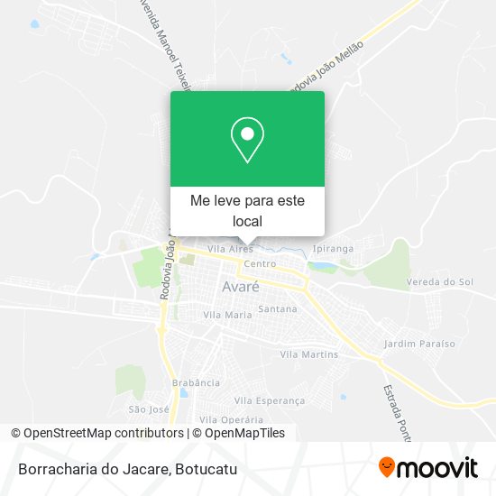 Borracharia do Jacare mapa