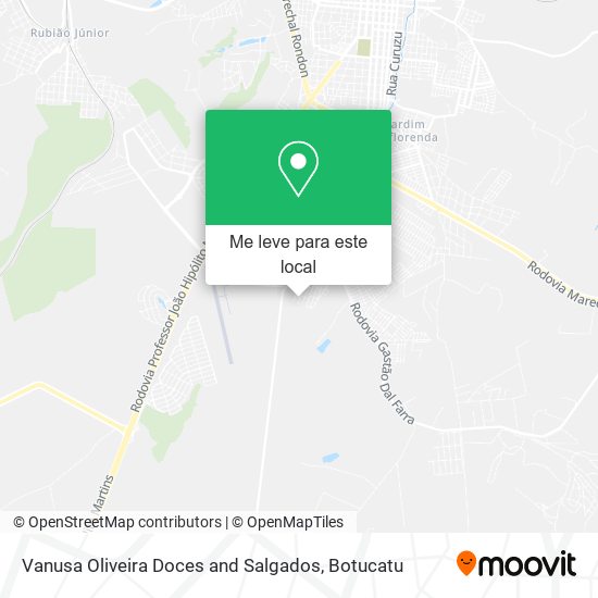 Vanusa Oliveira Doces and Salgados mapa