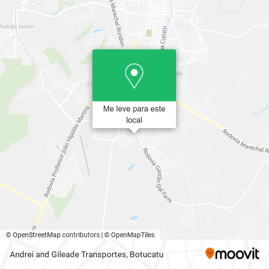 Andrei and Gileade Transportes mapa