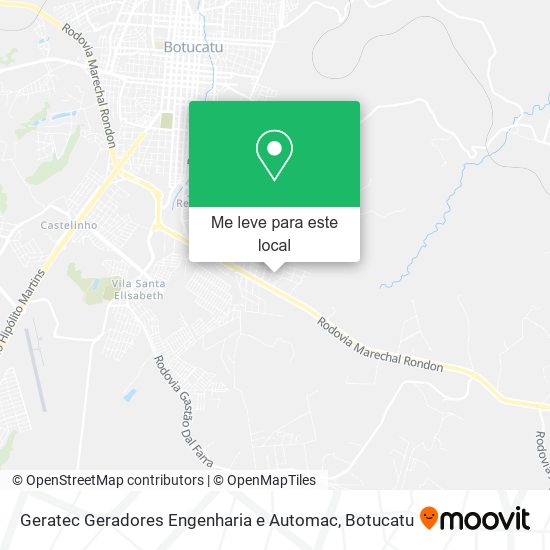 Geratec Geradores Engenharia e Automac mapa