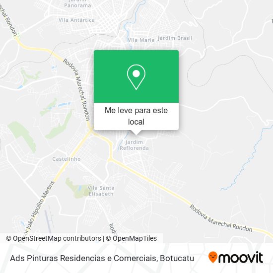 Ads Pinturas Residencias e Comerciais mapa