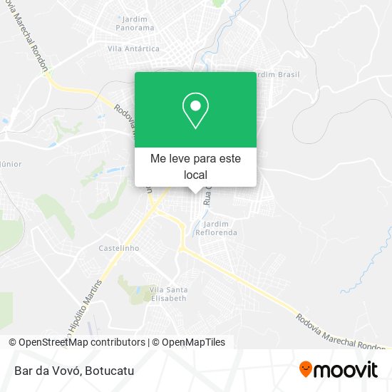 Bar da Vovó mapa