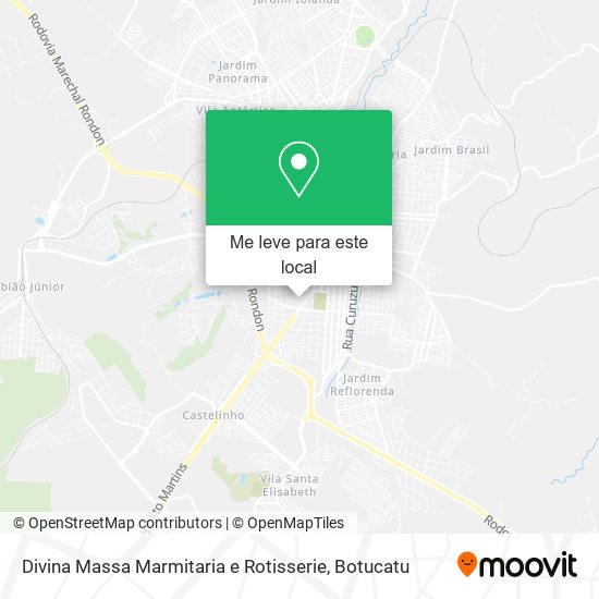 Divina Massa Marmitaria e Rotisserie mapa