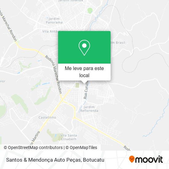 Santos & Mendonça Auto Peças mapa