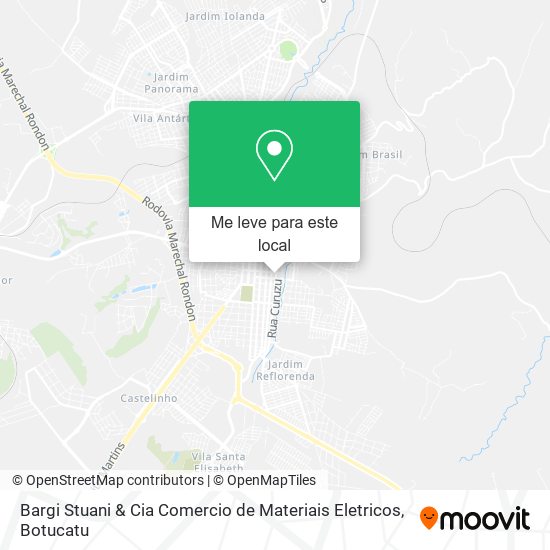 Bargi Stuani & Cia Comercio de Materiais Eletricos mapa