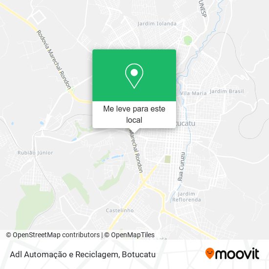 Adl Automação e Reciclagem mapa