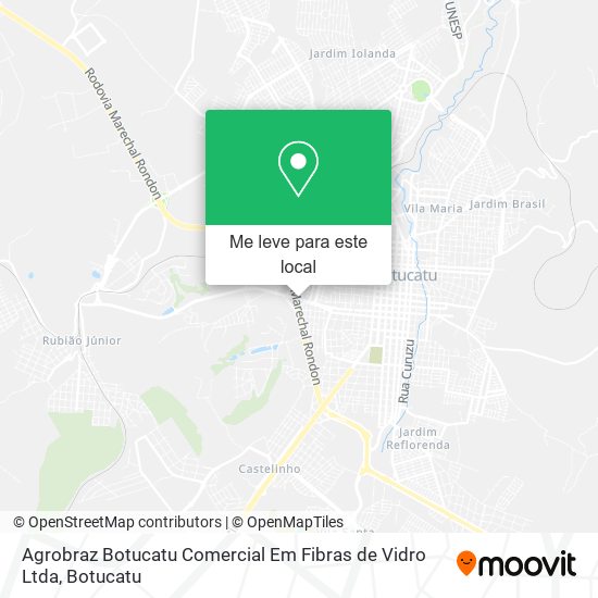 Agrobraz Botucatu Comercial Em Fibras de Vidro Ltda mapa