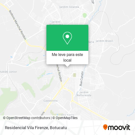 Residencial Vila Firenze mapa