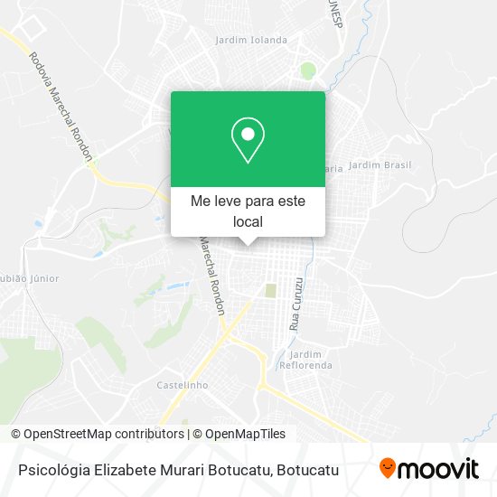Psicológia Elizabete Murari Botucatu mapa