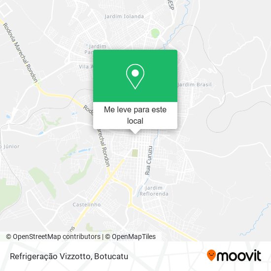 Refrigeração Vizzotto mapa